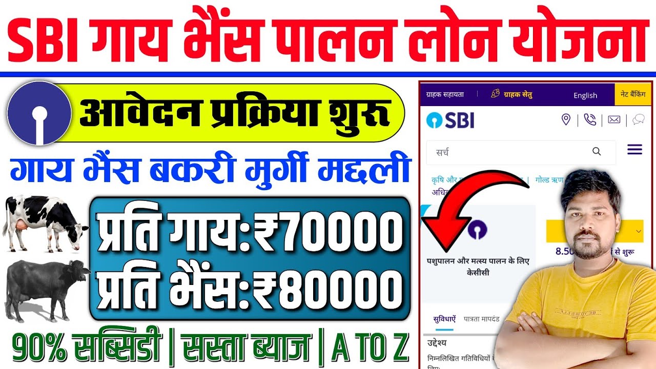 SBI Pashupalan Loan Yojana | Gay Palan Loan Kaise Len